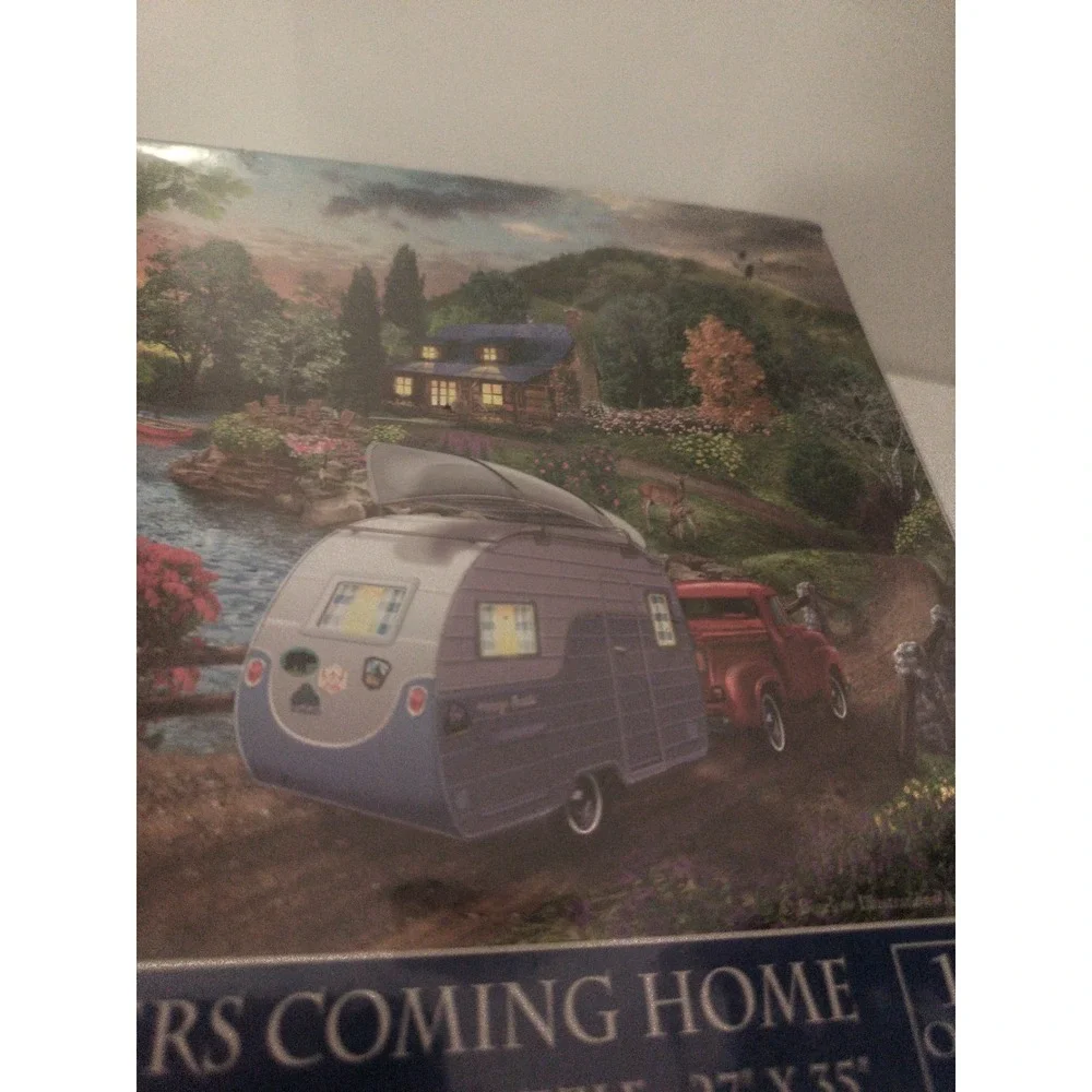 SunsOut Campers Coming Home 1000 Oversized Piece Jigsaw Puzzle Factory Sealed